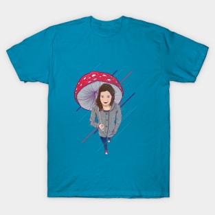 Mushroom Umbrella T-Shirt